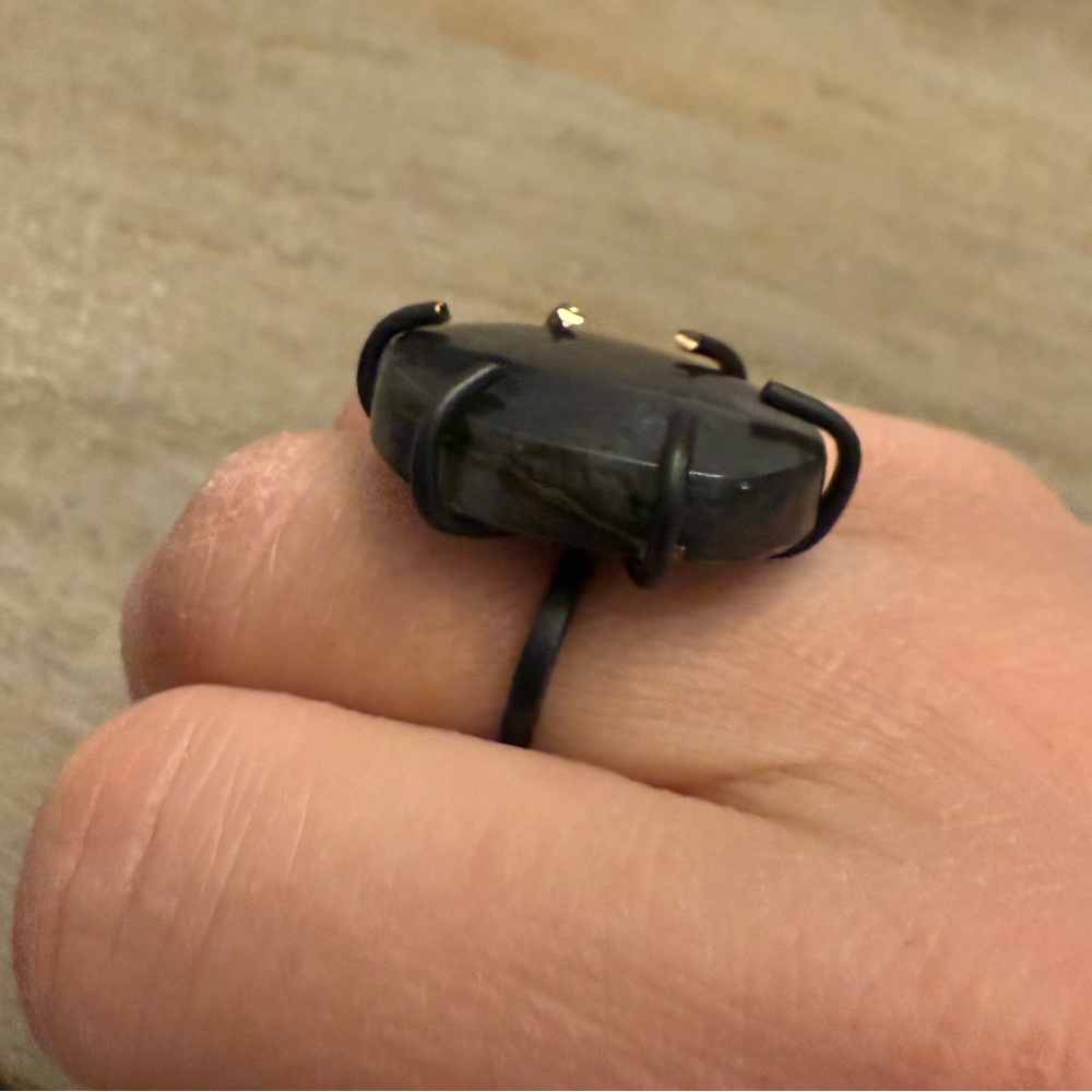 Laboradite ring size 6 - Picture 3 of 7